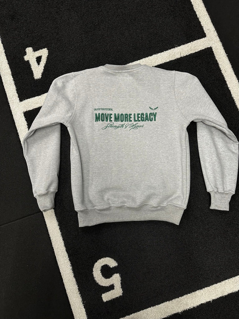 Crewneck Sweatshirt Strength & Honor Green