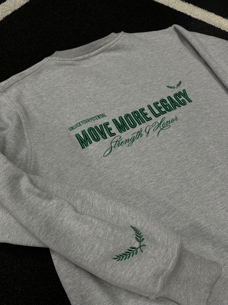 Crewneck Sweatshirt Strength & Honor Green